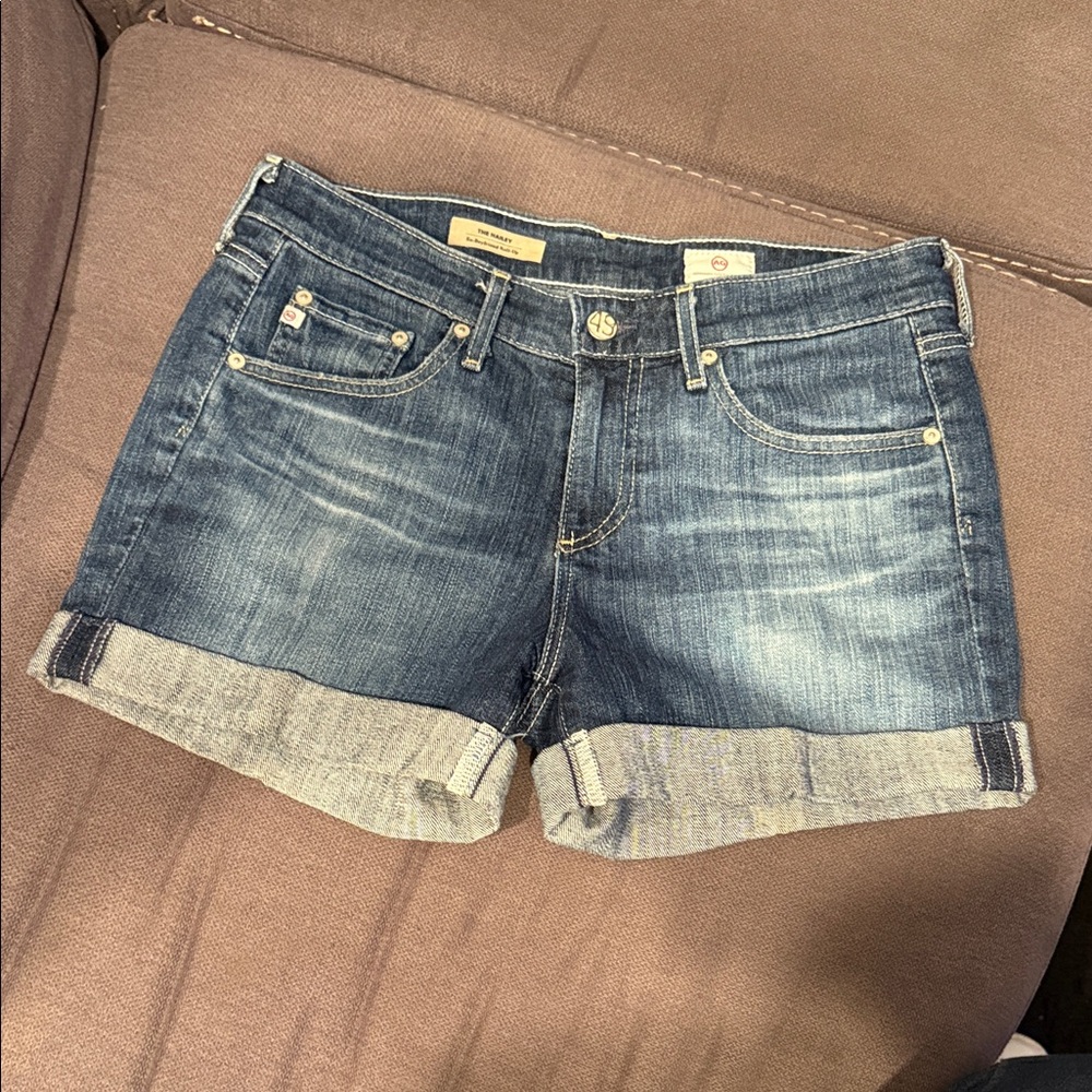 Adriano Goldschmied. Denim Blue Women's Shorts